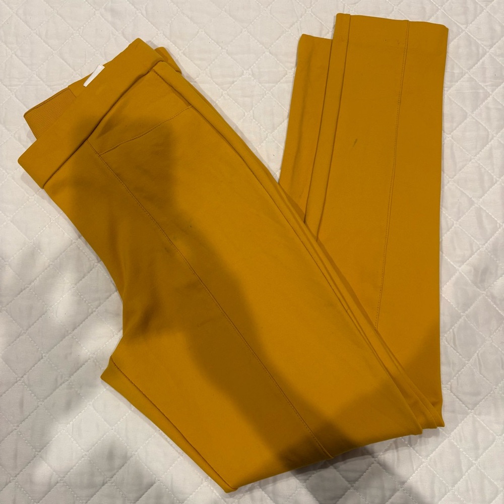 Anne Klein Mustard Yellow Leggings, Women’s Size 8